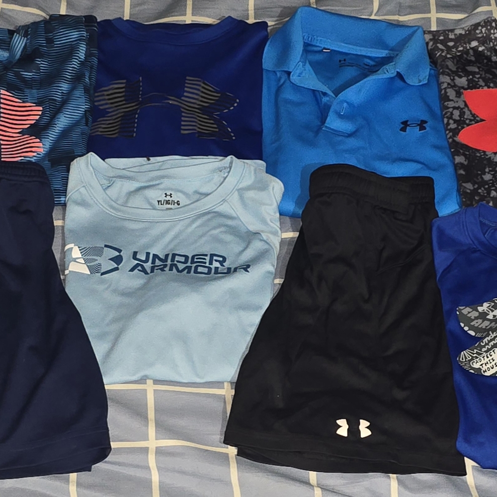 Under Armour Kids Blue Graphic Tee